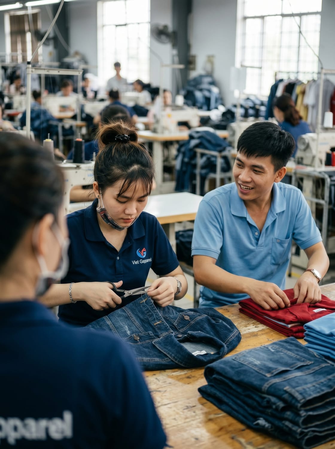 NHÂN VIÊN PHỤ VIỆC XƯỞNG QUẦN ÁO