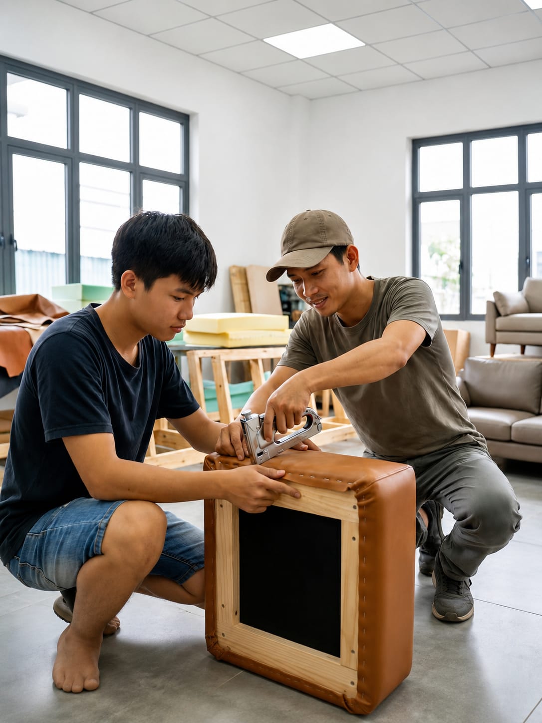 TUYỂN NAM CÔNG NHÂN XƯỞNG GHẾ SOFA