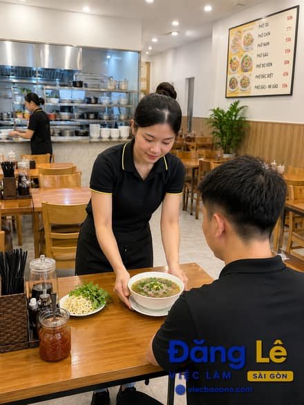TUYỂN NAM/NỮ PHỤC VỤ QUÁN PHỞ QUẬN 7