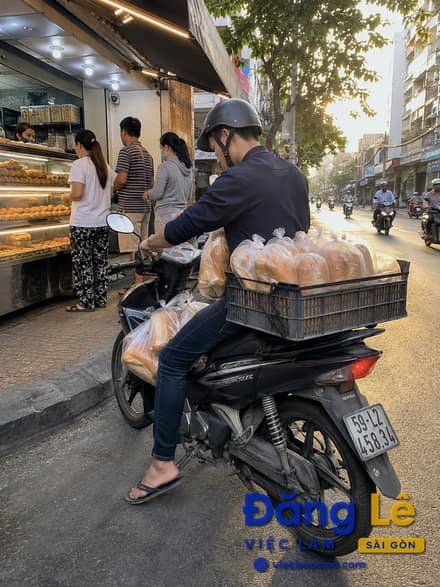 TUYỂN NAM GIAO HÀNG BÁNH MÌ