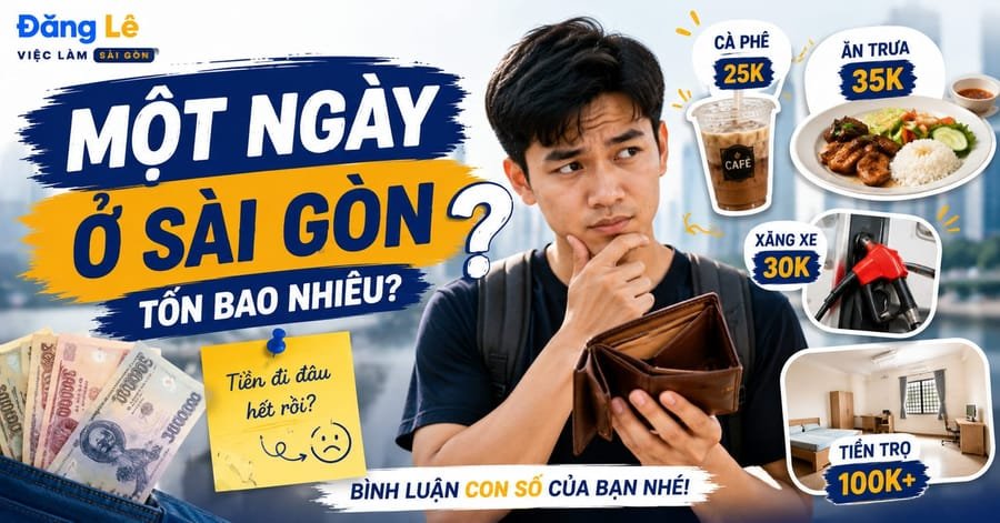 MỘT NGÀY Ở TP.HCM HẾT BAO NHIÊU TIỀN?
