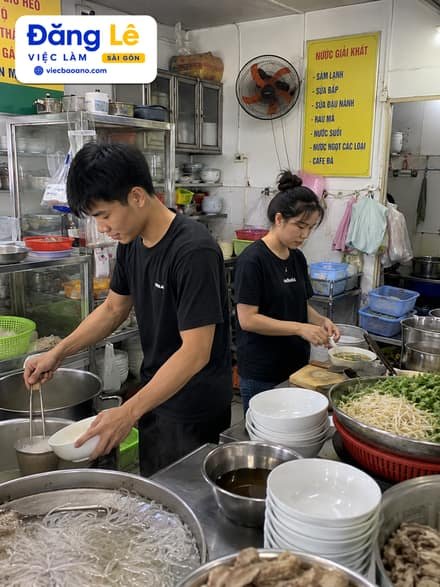Ảnh công việc CẦN 2 NAM NỮ PHỤC VỤ QUÁN BÚN MIẾN 2