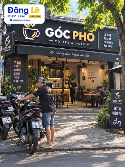 Ảnh công việc NHÂN VIÊN PHỤC VỤ & GIỮ XE QUÁN CÀ PHÊ 2