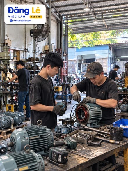 XƯỞNG CƠ KHÍ TUYỂN NHÂN VIÊN
