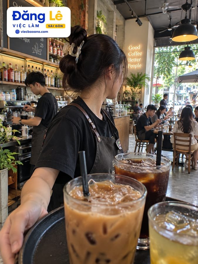 PHỤC VỤ - PHA CHẾ QUÁN CÀ PHÊ