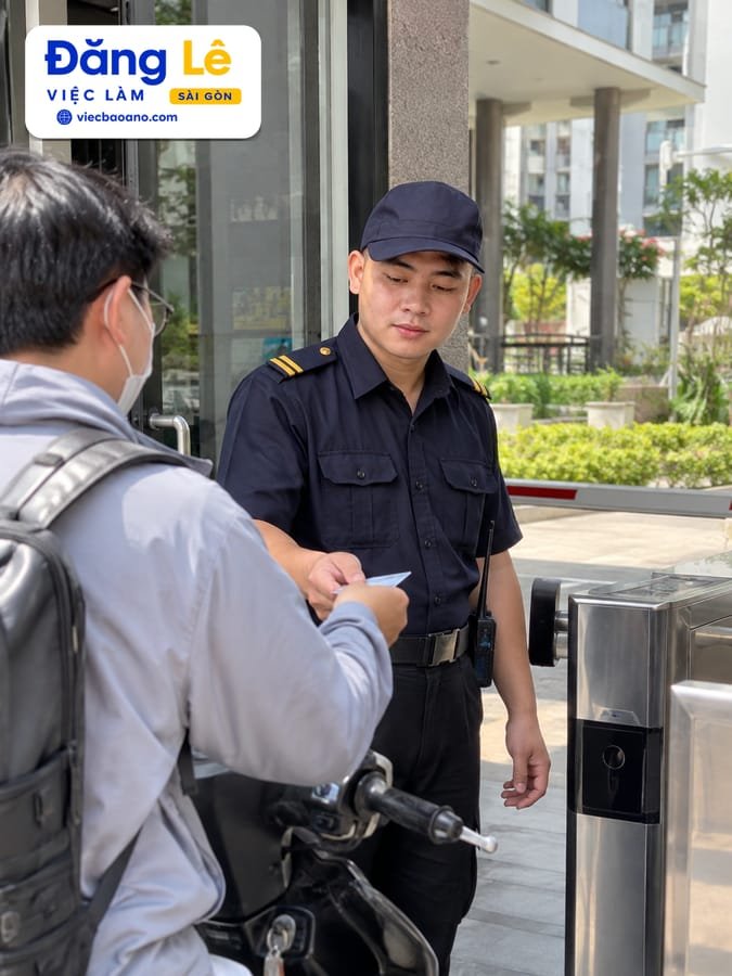 CẦN NHÂN VIÊN BẢO VỆ CHUNG CƯ
