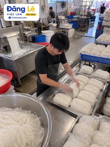 CẦN NHÂN VIÊN PHỤ LÀM BÚN